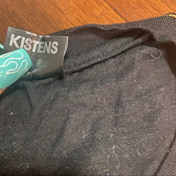 EK Kistens Men’s black shirt S/M Bulls on fire with chains - Picture 7 of 8